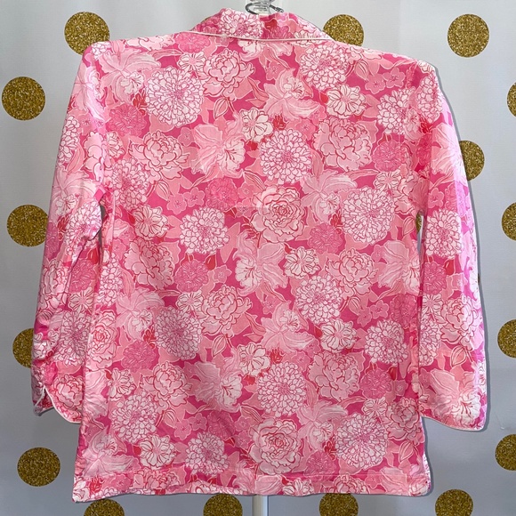 Extremely Rare Lilly Pulitzer Pajama Set in Pink Tropical Floral, Small - Picture 8 of 15